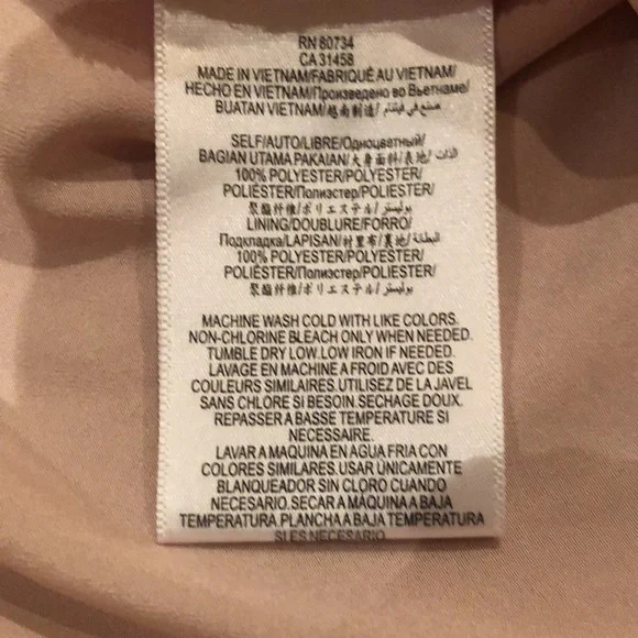 BCBGeneration Blush Pink Ruffle Dress - Picture 4 of 5